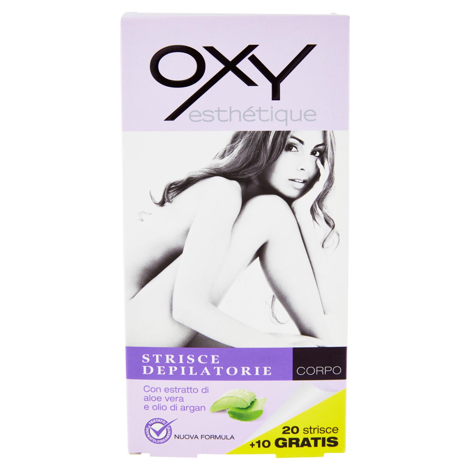 Oxy esthétique Strisce Depilatorie Corpo 20 strisce+10 Gratis