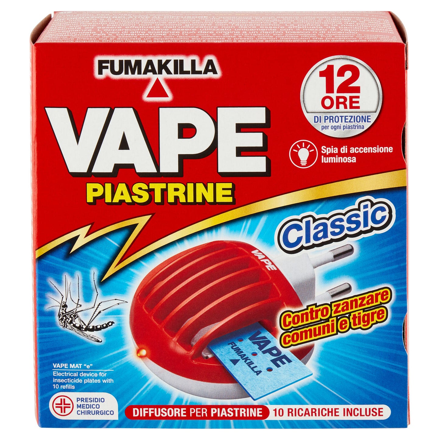 VAPE Elettroemanatore Piastrine Classic + 10 Ricariche (25613215)