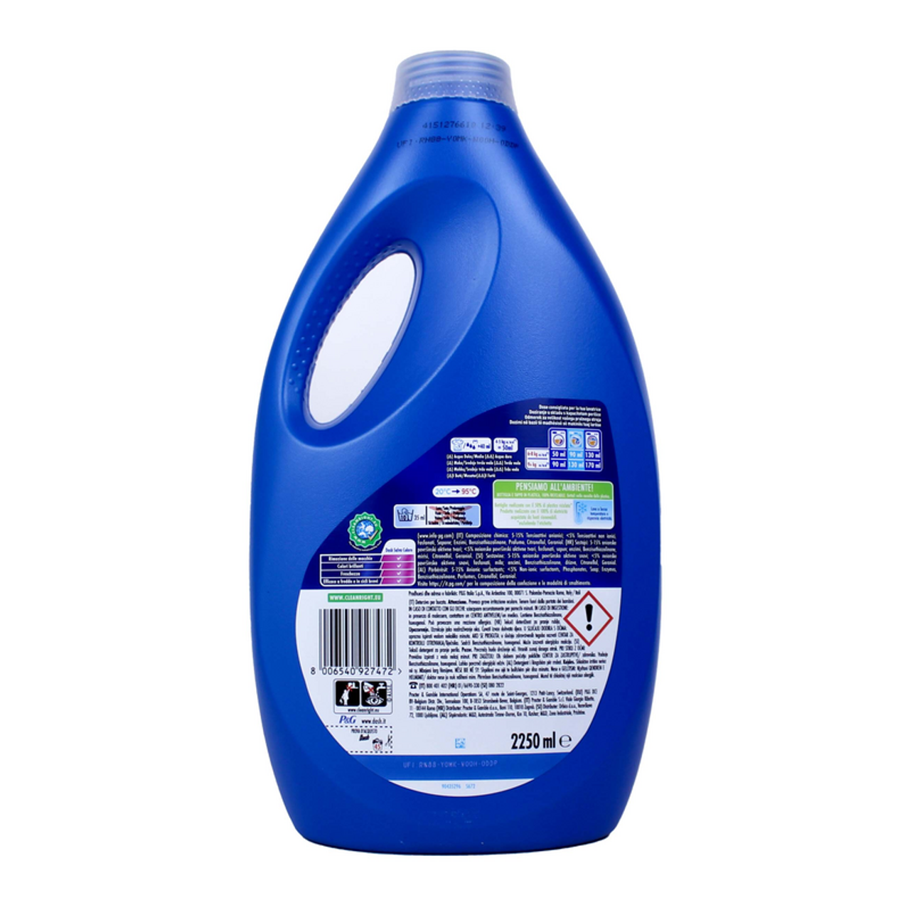 Dash - Liquido Detersivo Bucato Lavatrice Salva Colore - 45 Lavaggi (25524260)