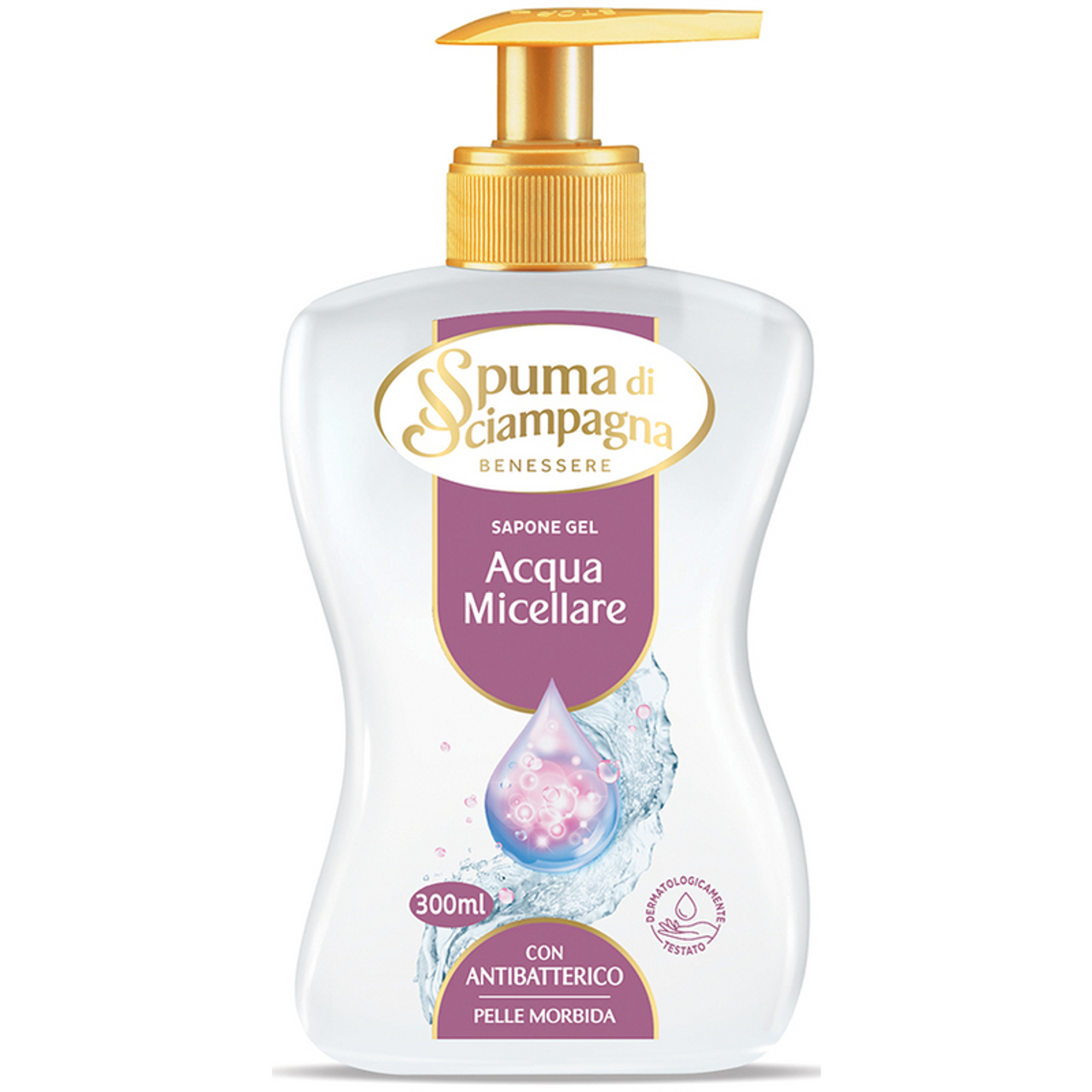 SPUMA DI SCIAMPAGNA - Sapone gel acqua micellare con antibatterico - 300 ml (25607806)