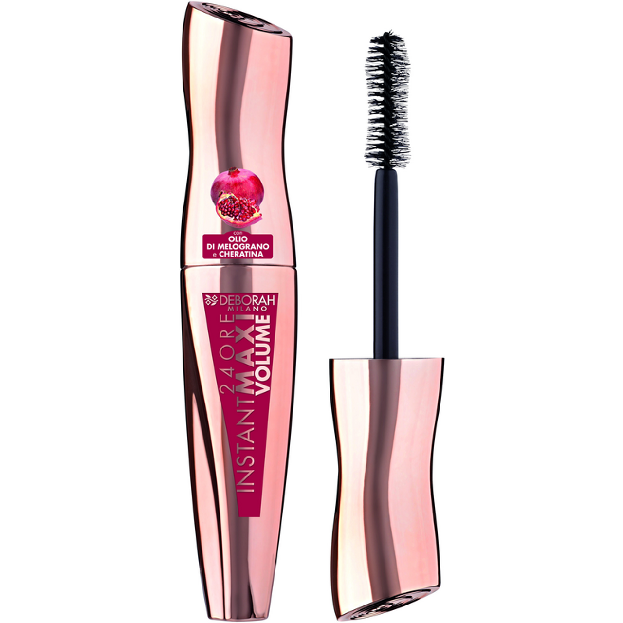 Deborah Milano - Mascara 24H Instant Maxi Volume - Olio Melograno & Cheratina
(25524890)