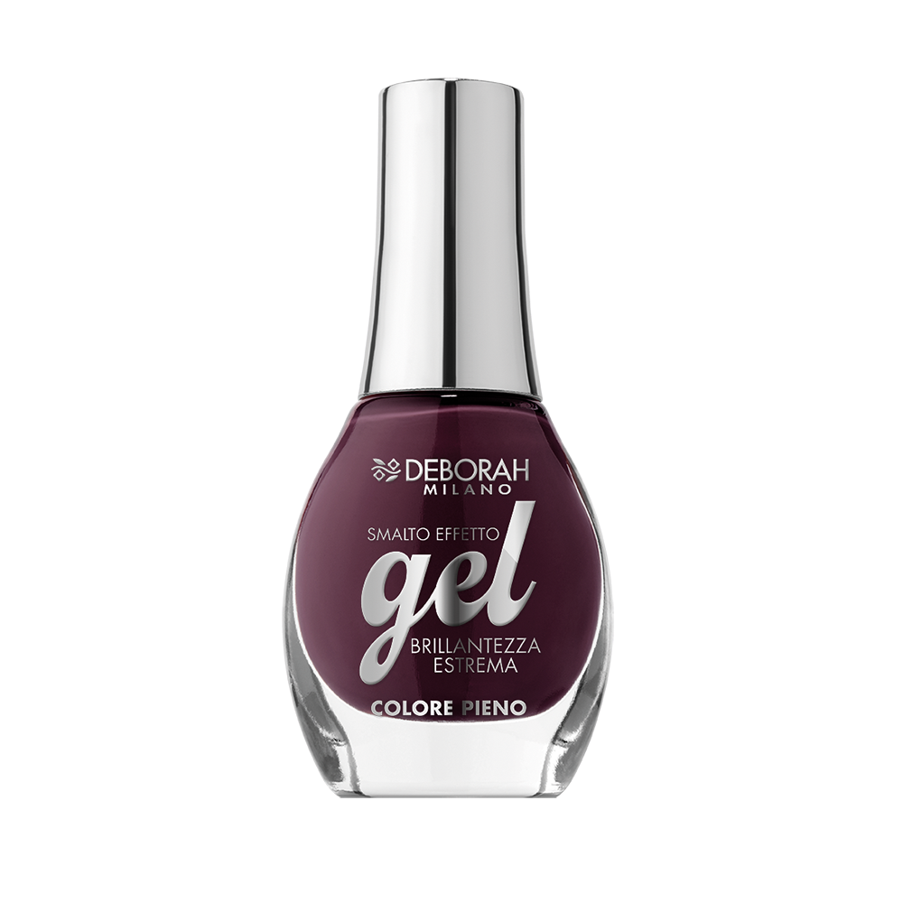 Deborah - Smalto Gel Effect Dark Red - N.230 (25524781)