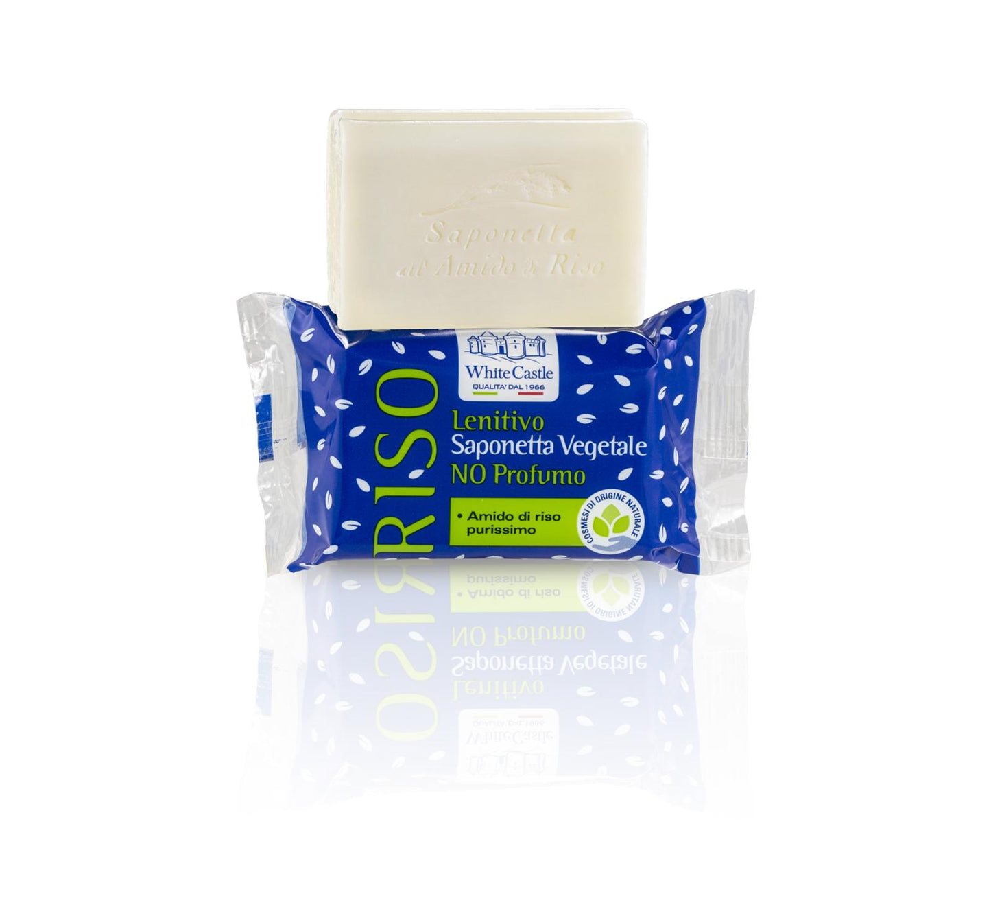 White Castle saponetta vegetale con amido di riso senza profumo 150 g (25613709)