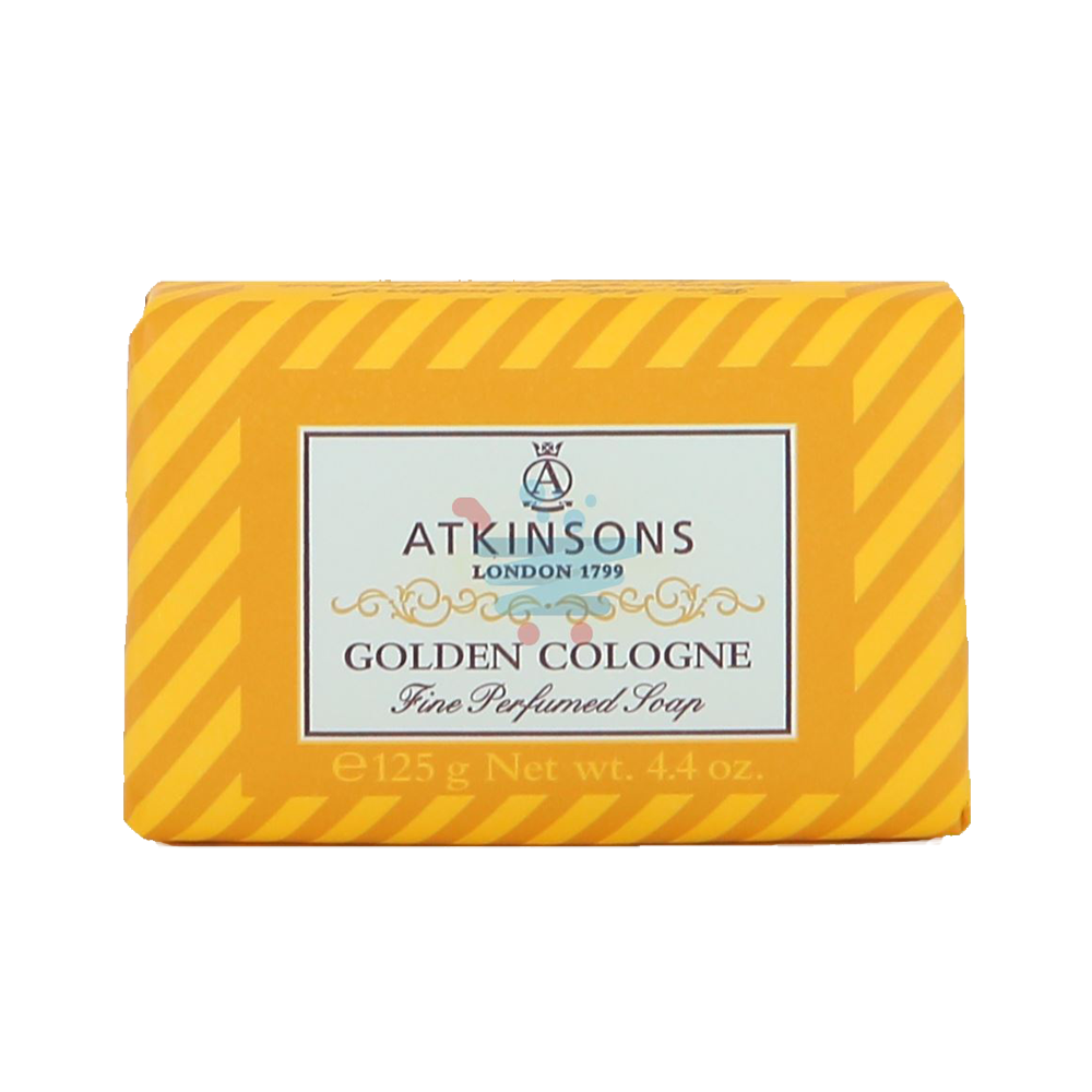 Atkinsons - Saponetta delicata e detergente Golden Cologne - 125 gr (25519654)