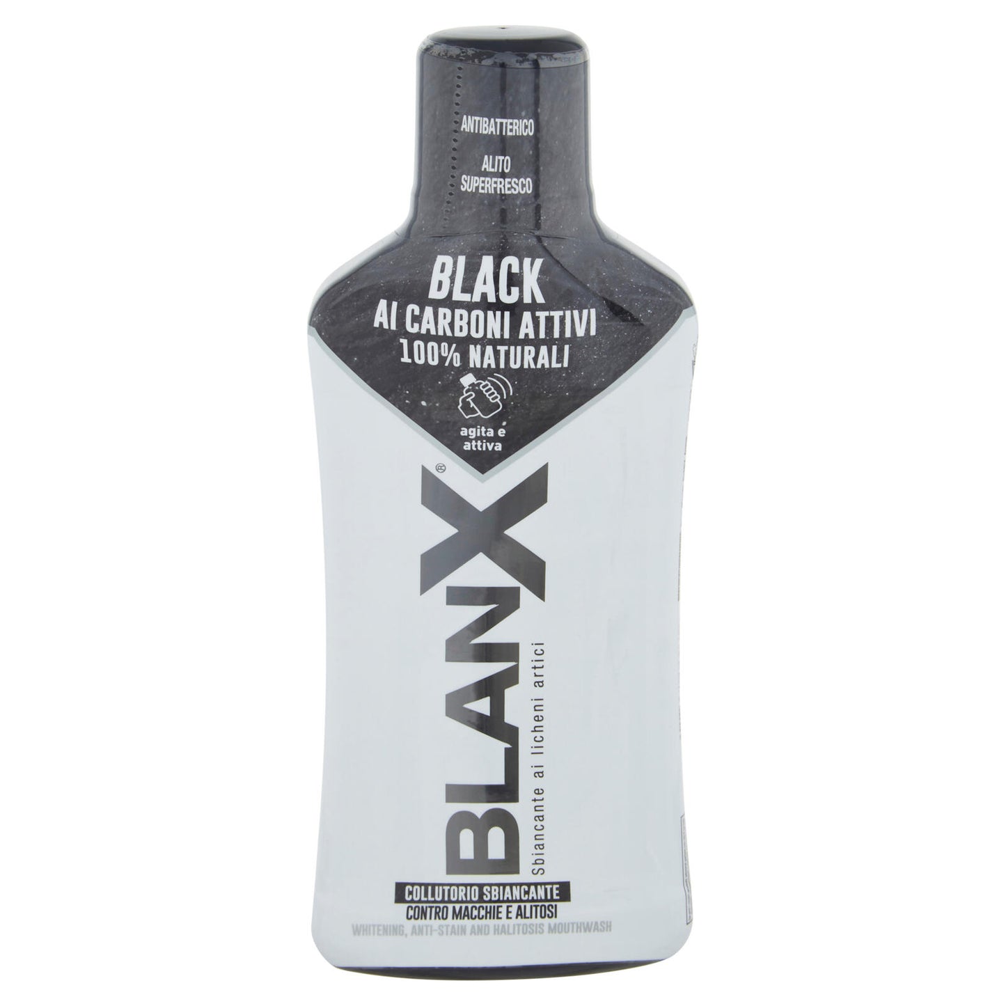 Blanx Black ai Carboni Attivi 100% Naturali Collutorio Sbiancante 500 ml (25520775)