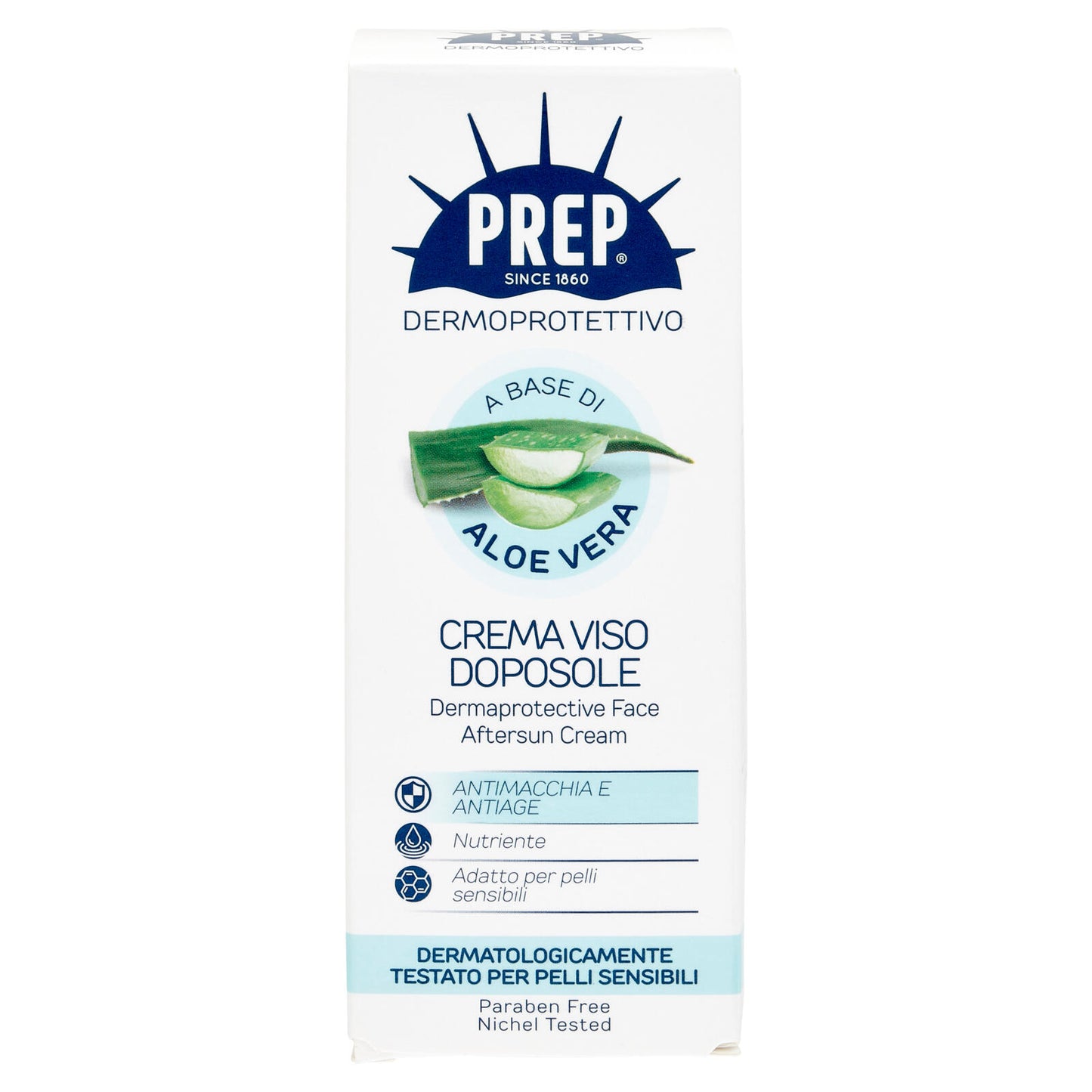 Prep Dermoprotettivo a Base di Aloe Vera Crema Viso Doposole 50 ml (25582106)