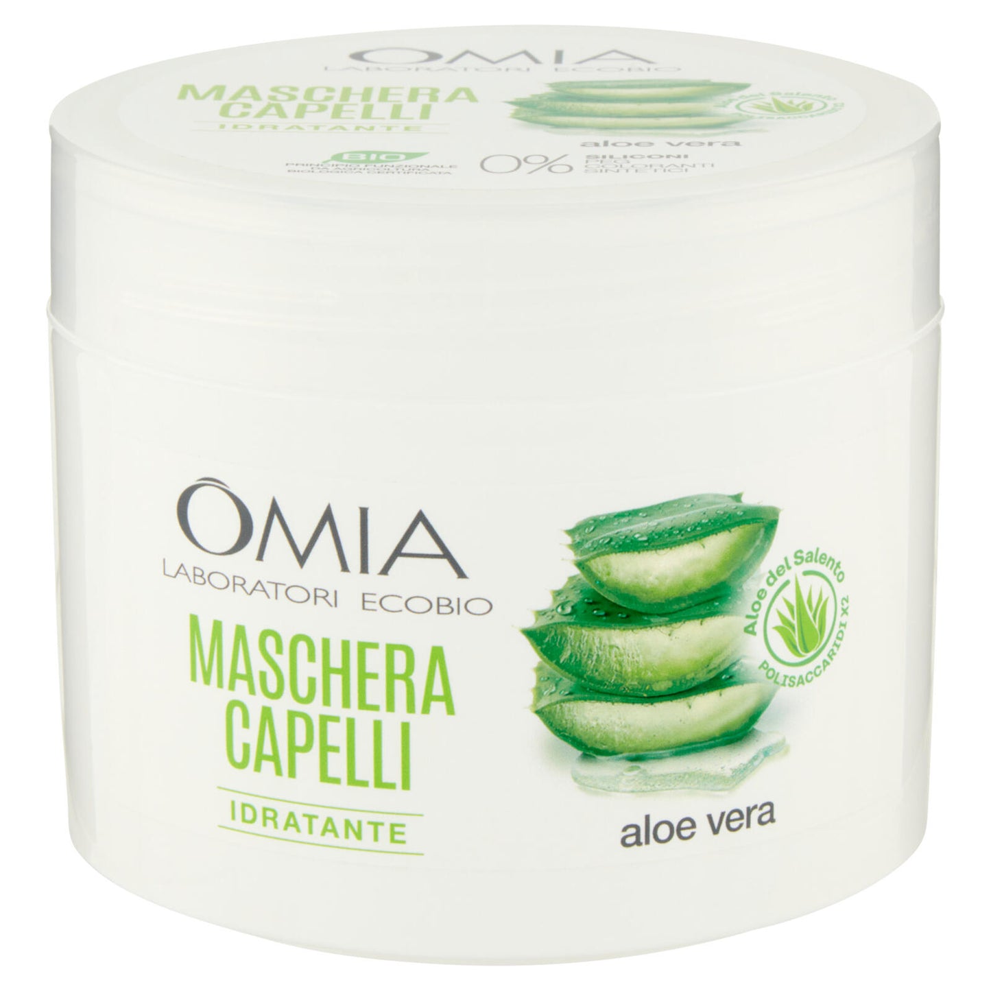 Omia Laboratori Ecobio Maschera Capelli Idratante aloe vera 250 ml (25566521)