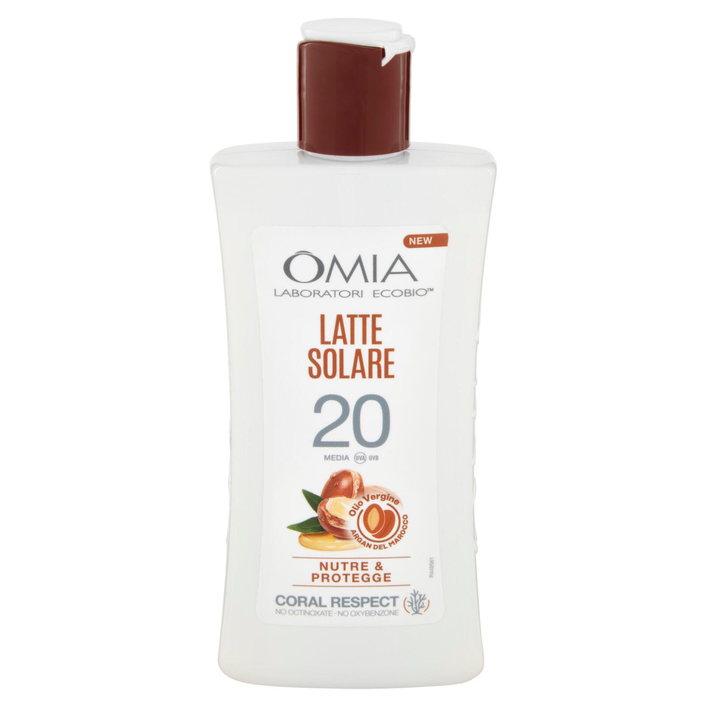 Omia Laboratori Ecobio Latte Solare 20 Media Olio Vergine Argan del Marocco 200 ml (25566388)