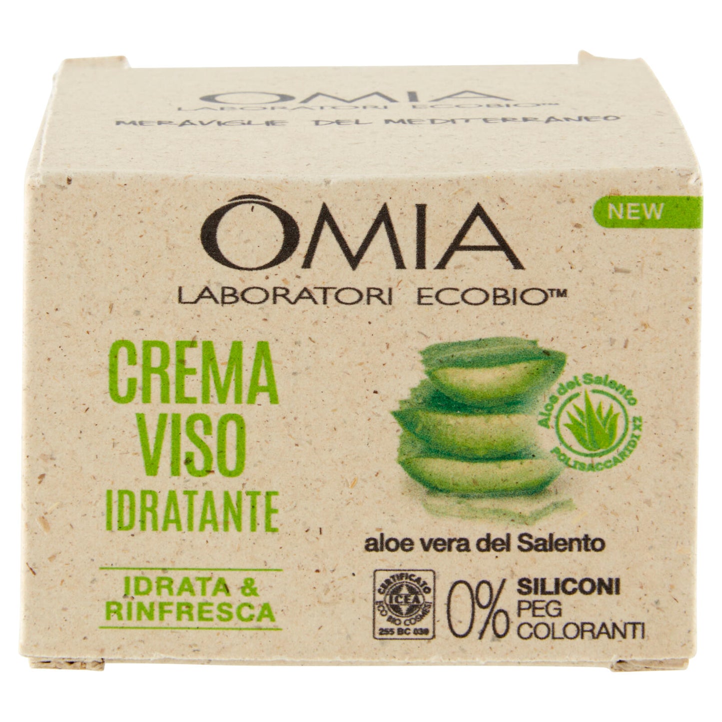 Omia Laboratori Ecobio Crema Viso Idratante aloe vera del Salento 50 ml (25566204)