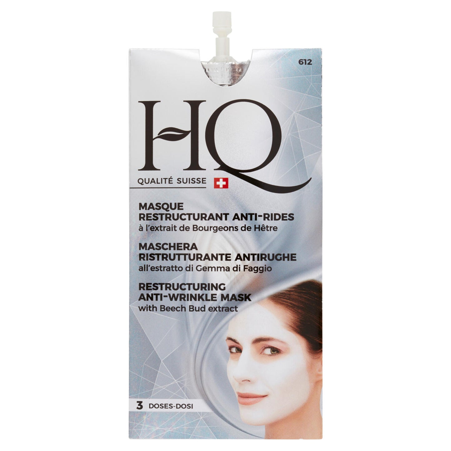 HQ Maschera Ristrutturante Antirughe all'estratto di Gemma di Faggio 15 ml (25531048)