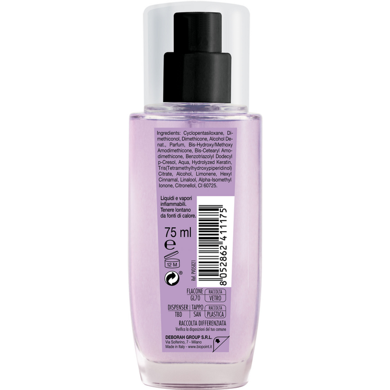 BIOPOINT - Cristalli Liquidi Anti-Crespo Ultra Disciplinanti per Capelli Crespi, Ricci e Lisci - 75 ml (25520338)