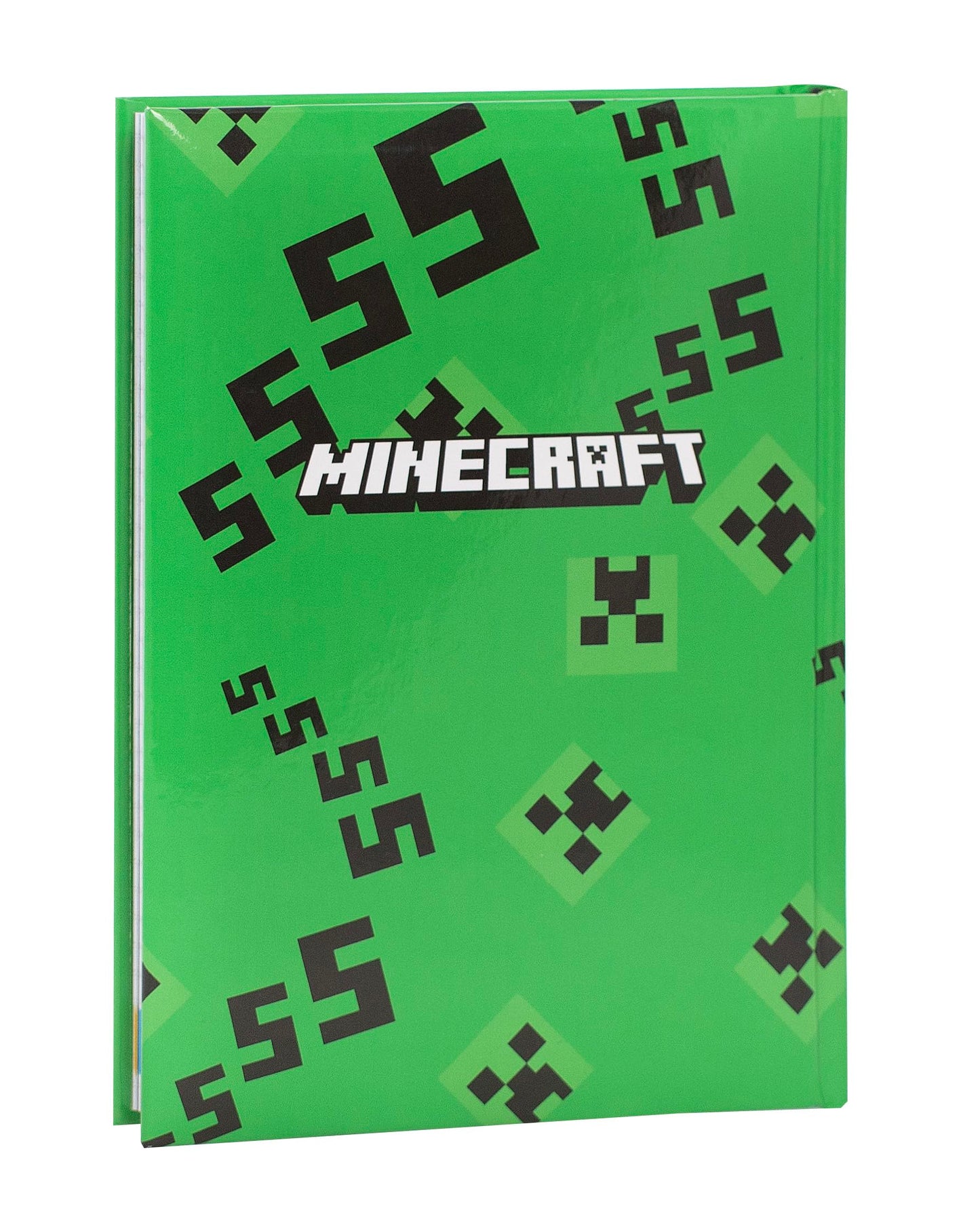 MINECRAFT - Diario Scuola, Agenda Giornaliera 12 Mesi per Bambini e Ragazzi, con Copertina Imbottita, 320 Pagine Colorate, Ideale per Scuola Elementare e Media, 13x17.8 cm, Faces Pixel (25561971)
