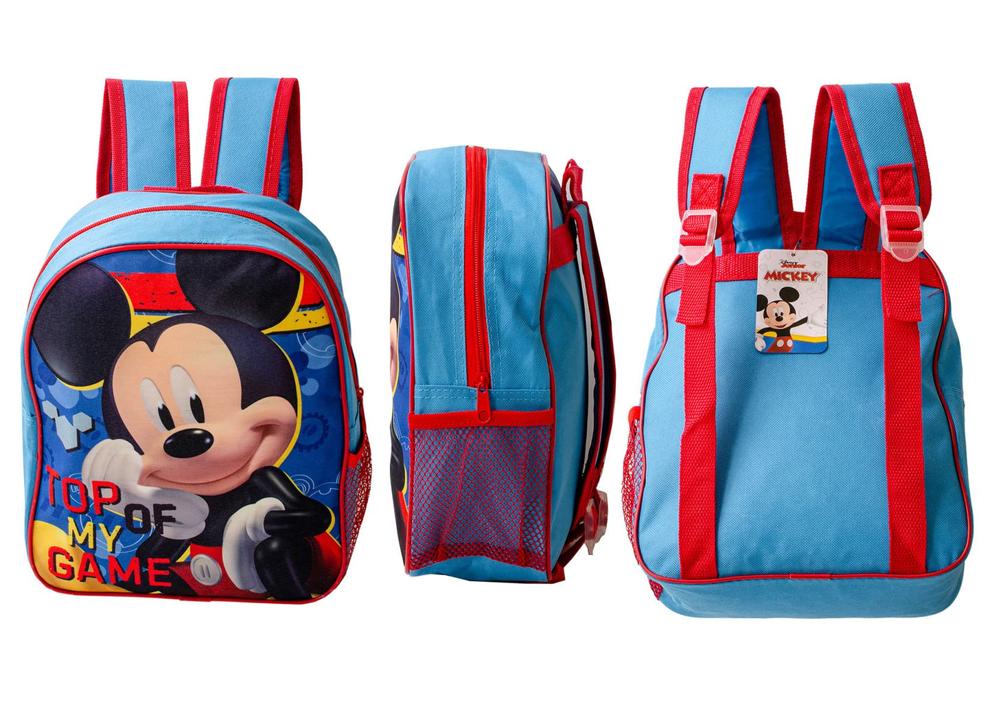 Disney Zaini Marca Modello E29-1405 Official Mickey Mouse Character Premier Junior School Backpack (25525495)
