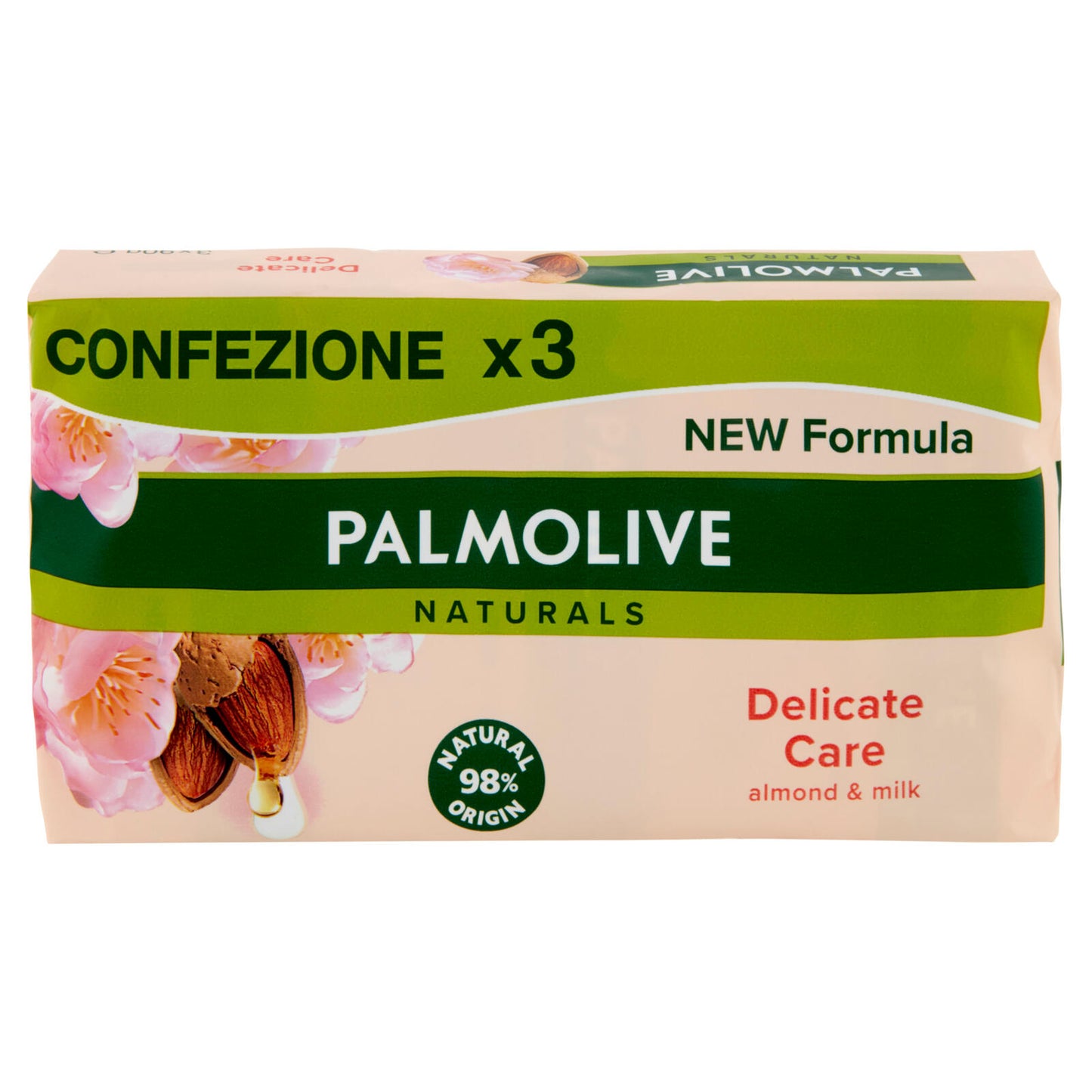 Palmolive sapone solido Naturals Latte e Mandorla 3x90 g (25568393)