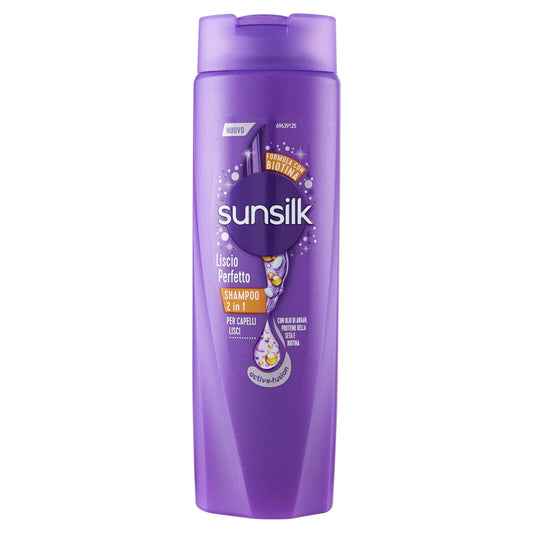 sunsilk Liscio Perfetto Shampoo 2in1 per Capelli Lisci 250 mL