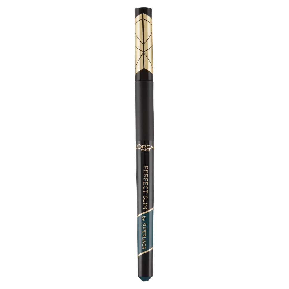 L'Oréal Paris Eyeliner in Penna Superliner Perfect Slim, Tratto di Precisione, Verde Petrolio (05) (25531832)