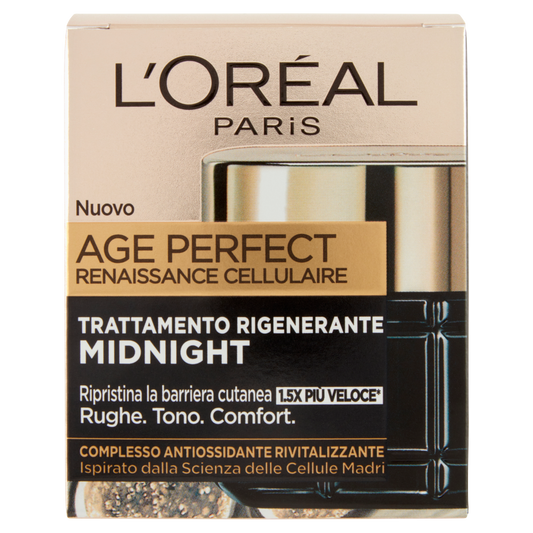L&#39;Or&#233;al Paris Age Perfect Renaissance Cellulaire Midnight Cream complesso antiossidante, 50 ml