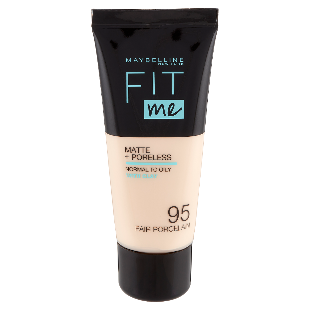 Maybelline New York Fondotinta Fit Me Matte&Poreless, Finish Opacizzante, 35 Fair Porcelaine (25558924)