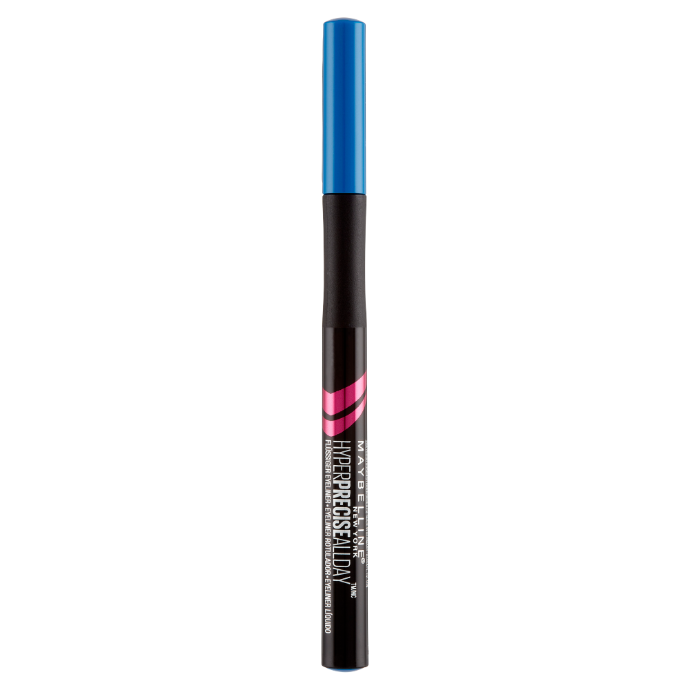 Maybelline New York Eyeliner in Penna Hyper Precise All Day, Risultato a Lunga Tenuta, Blue Sapphire (25558757)