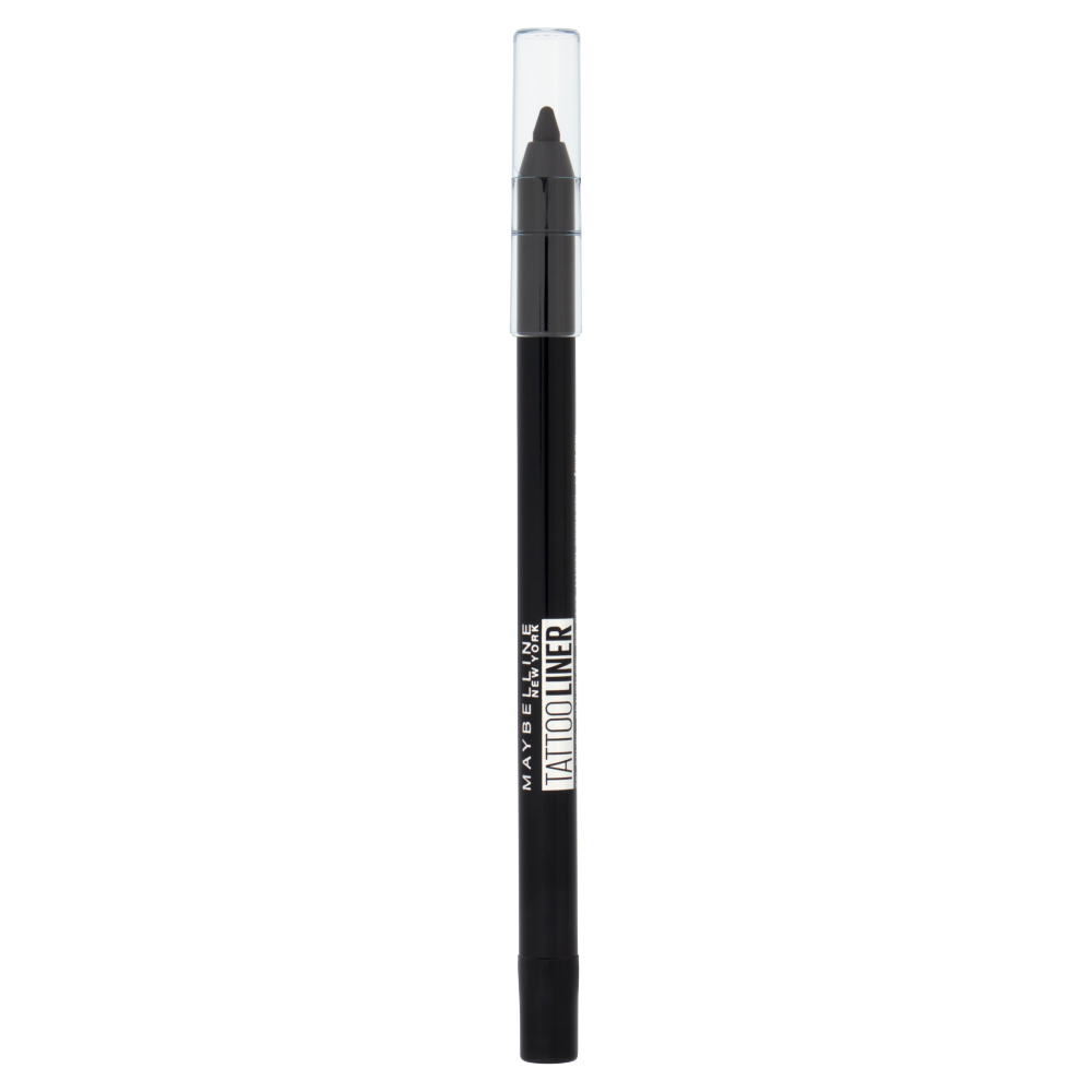 Maybelline New York Matita Occhi Tattoo Liner Gel Pencil, Resiste fino a 36H, 900 Deep Onyx