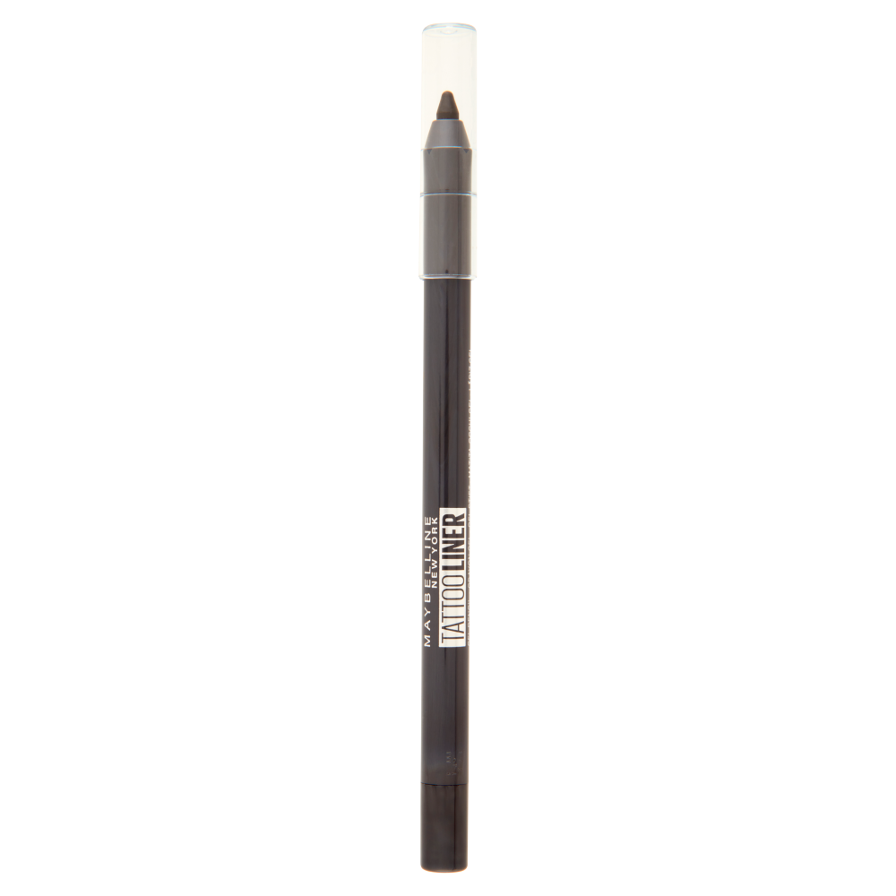Maybelline New York Matita Occhi Tattoo Liner Gel Pencil, Resistente all'Acqua, 901 Intense Charcoal (25559304)