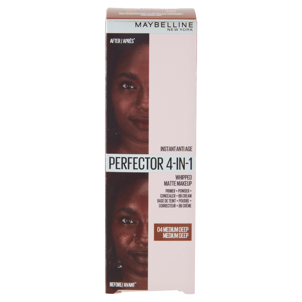 Maybelline New York Fondotinta Perfezionante Instant Perfector, 4 Prodotti in 1, Medium Deep, 30 ml (25558997)