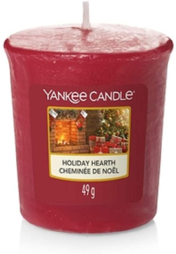 Yankee Candle - Candela Sampler Holiday Hearth ->