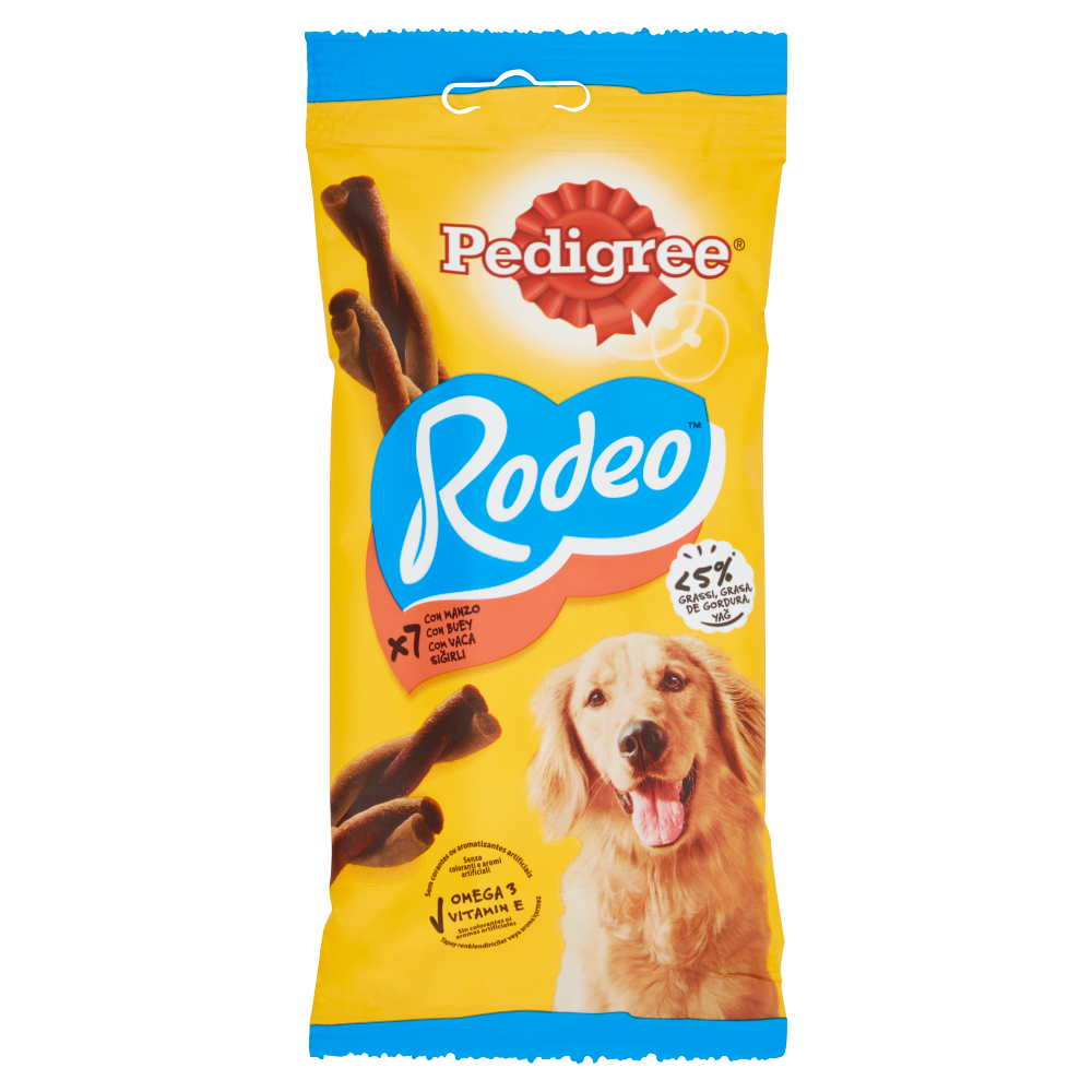 Pedigree Rodeo x7 con Manzo 123 g (25569812)
