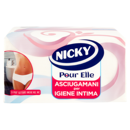 Nicky Pour Elle Asciugamani per Igiene Intima Fogli 100 pz