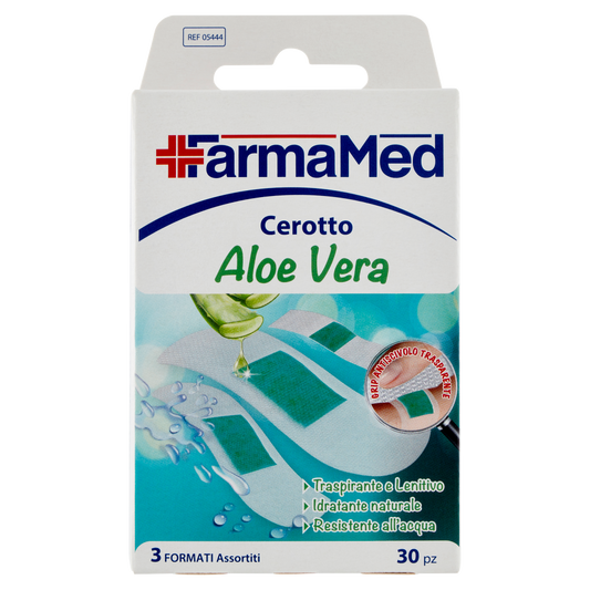 FarmaMed Cerotto Aloe Vera 3 Formati Assortiti 30 pz