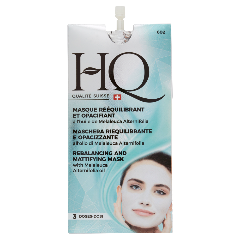 HQ Maschera Riequilibrante e Opacizzante all'olio di Melaleuca Alternifolia 15 ml (25531047)