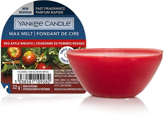 Yankee Candle - Cera da Fondere Red Apple Wreath- New