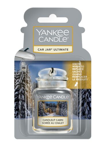 Yankee Candle - Car Jar Ultimate Candlelit Cabin ->