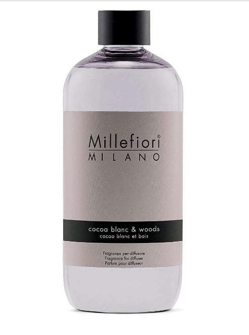Millefiori - Fragranza Per Diffusore Millefiori® Milano 500 Ml Cocoa Blanc & Woods