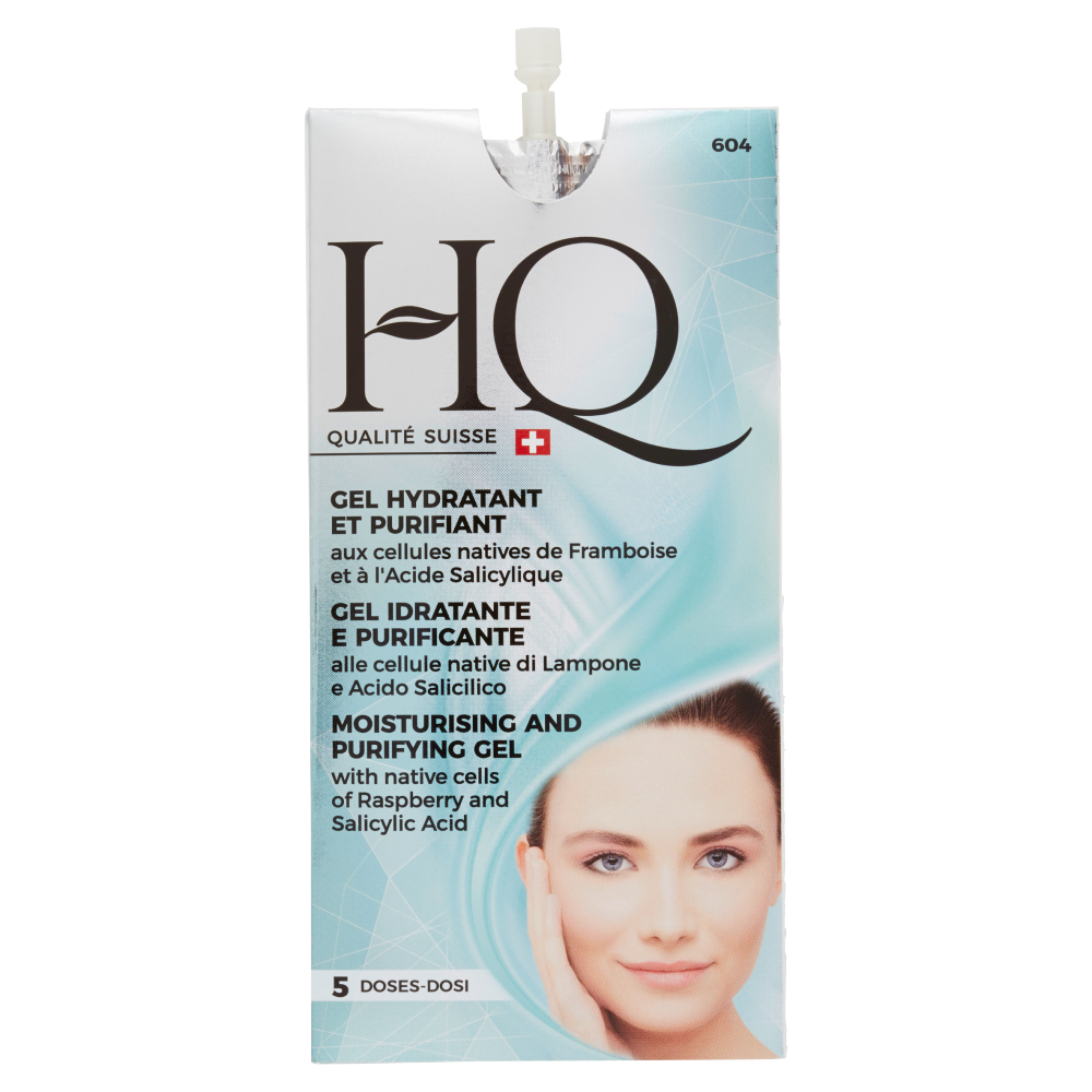 HQ Gel Idratante e Purificante alle cellule native di Lampone e Acido Salicilico 10 ml (25531037)