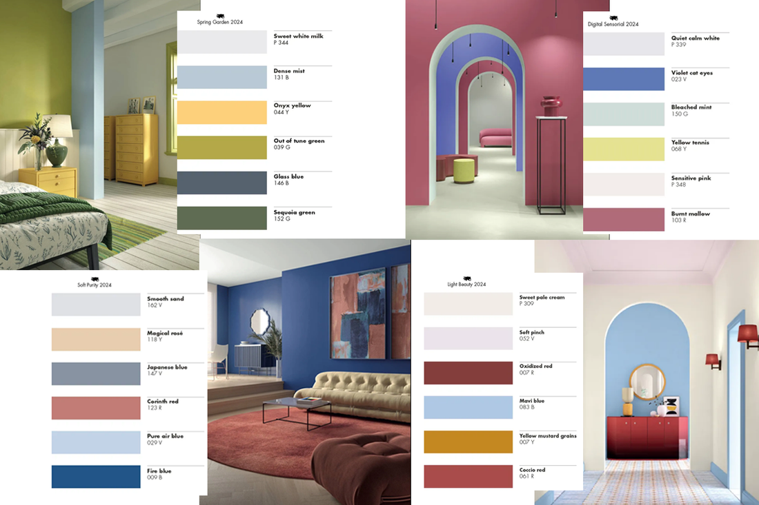 COLOR TRENDS 2024: CONSIGLI PER IL TUO ARREDO