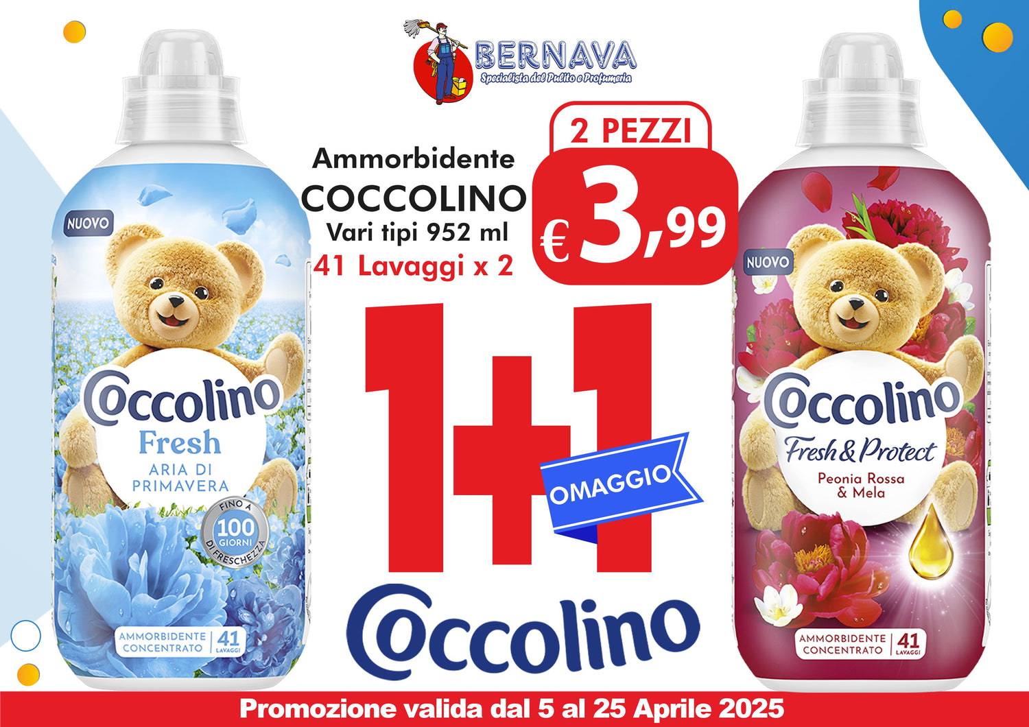 Promo Coccolino 1+1
