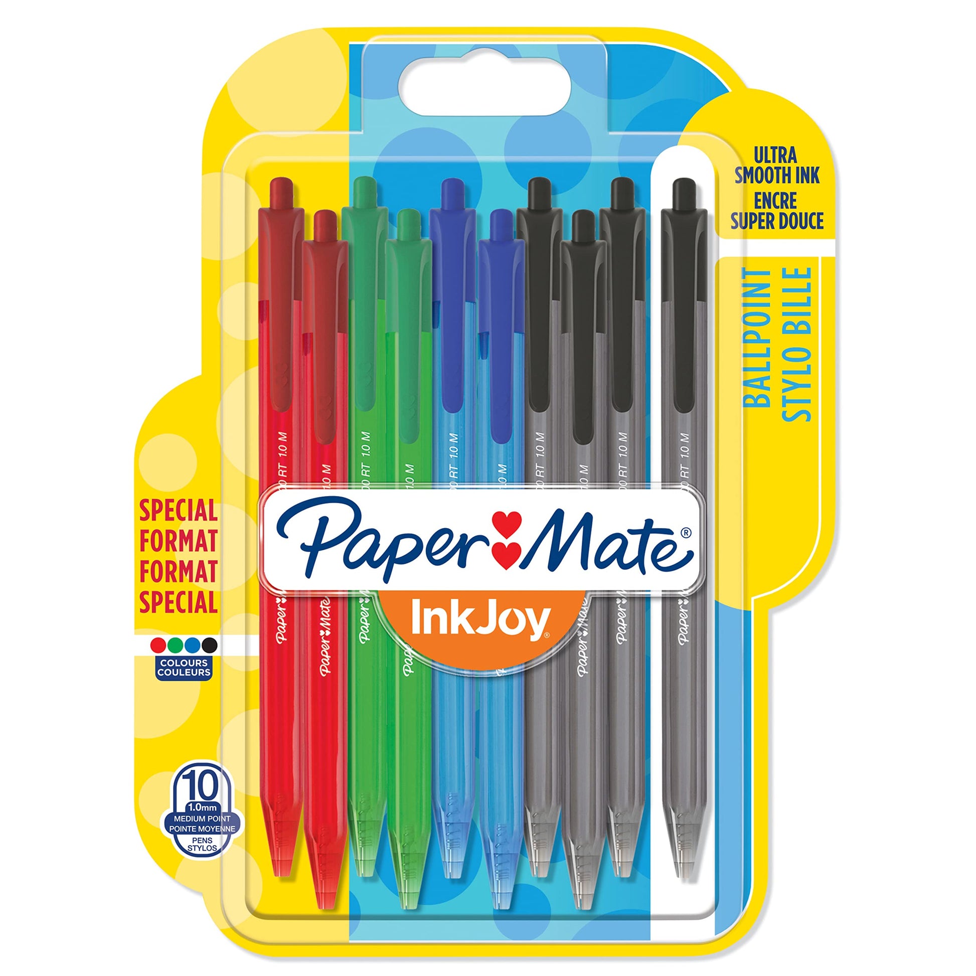Penna MINI RT con Tappo PAPERMATE INKJOY colori assortiti Penna MINI RT con Tappo PAPERMATE INKJOY colori assortiti
