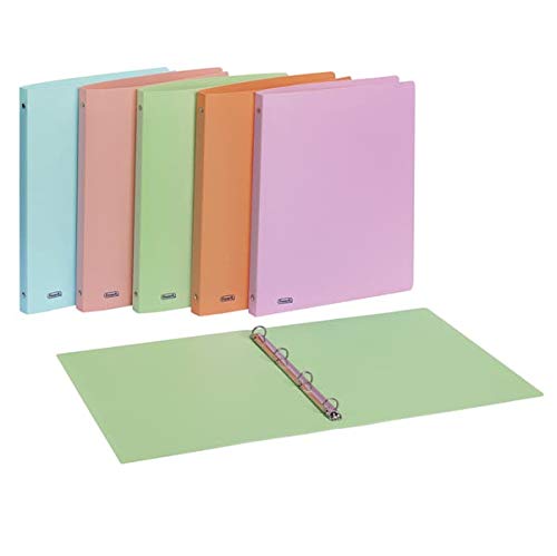 Raccoglitore Pastel - PPL - colori assortiti - 22x30mm - 4 anelli 15mm - Favorit (25583403)