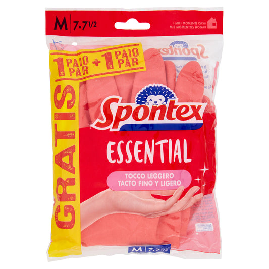 Spontex Guanti Casalinghi Essential 1+1 Taglia M