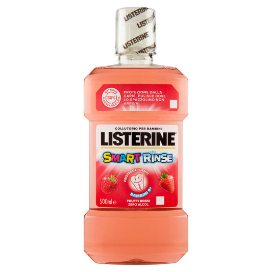 Listerine Smart Rinse Frutti Rossi 500 ml