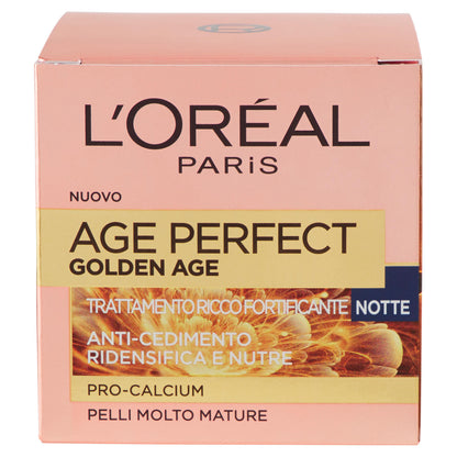 L'Oréal Paris Age Perfect Golden Age Trattamento Ricco Fortificante Notte Pelli Molto Mature 50 ml (25531694)