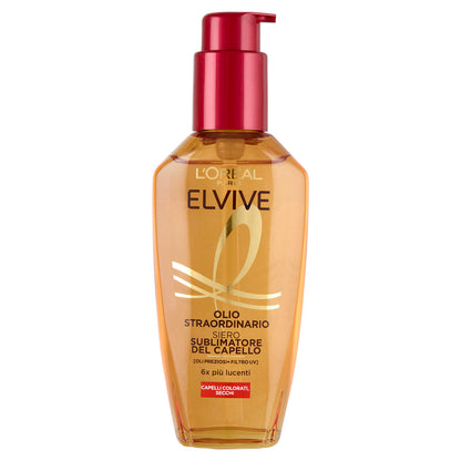 Elvive Olio Straordinario Siero Sublimatore del Capello, per Capelli Colorati, Secchi, 100 ml (25526226)