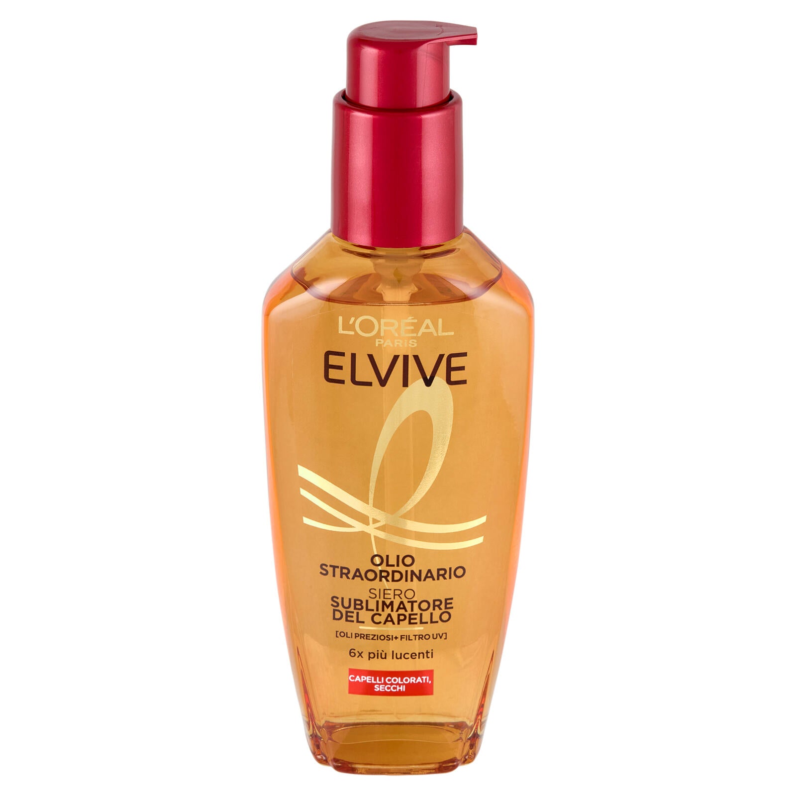 Elvive Olio Straordinario Siero Sublimatore del Capello, per Capelli Colorati, Secchi, 100 ml (25526227)