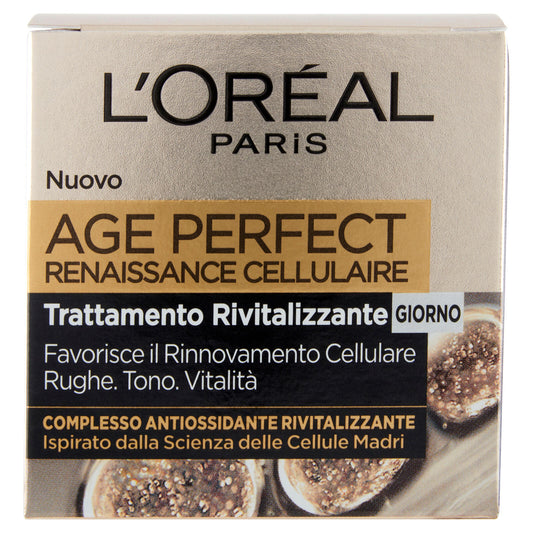 L'Oréal Paris Crema Viso Giorno Anti-rughe Age Perfect Reinassance Cellulaire, 50 ml (25531764)