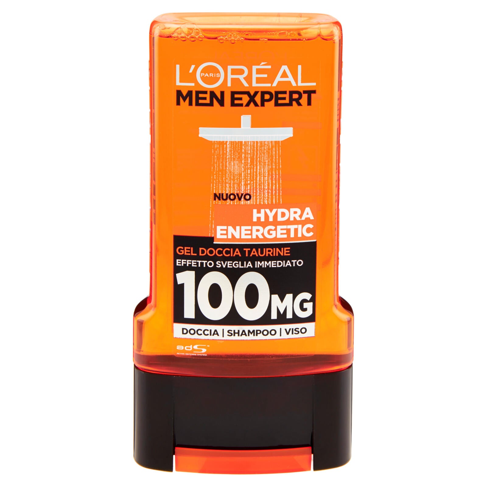 L'Oréal Paris Men Expert Hydra Energetic Gel Doccia Taurine Effetto Sveglia Immediato 100 MG 300 ml