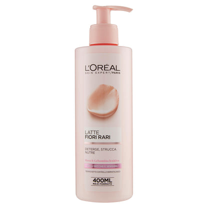 L'Oréal Paris Fiori Rari - Latte struccante per pelli secche e sensibili - 400 ml (25531845)