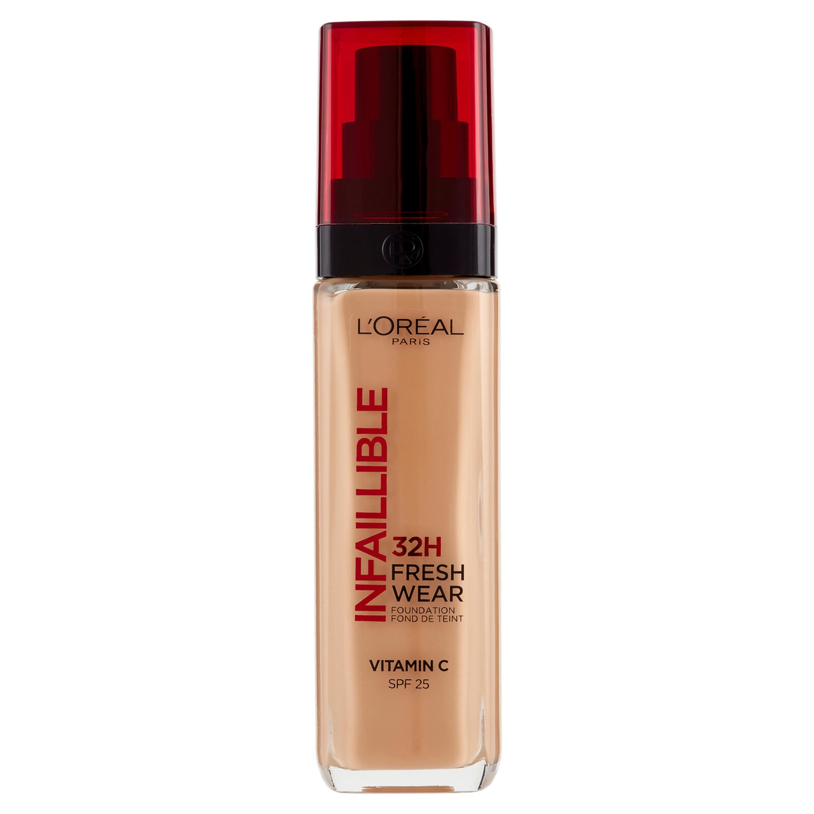 L'Oréal Paris Fondotinta Liquido Infaillible 32H Fresh Wear a Lunga Tenuta SPF25, Cool 140 30 ml (25531857)