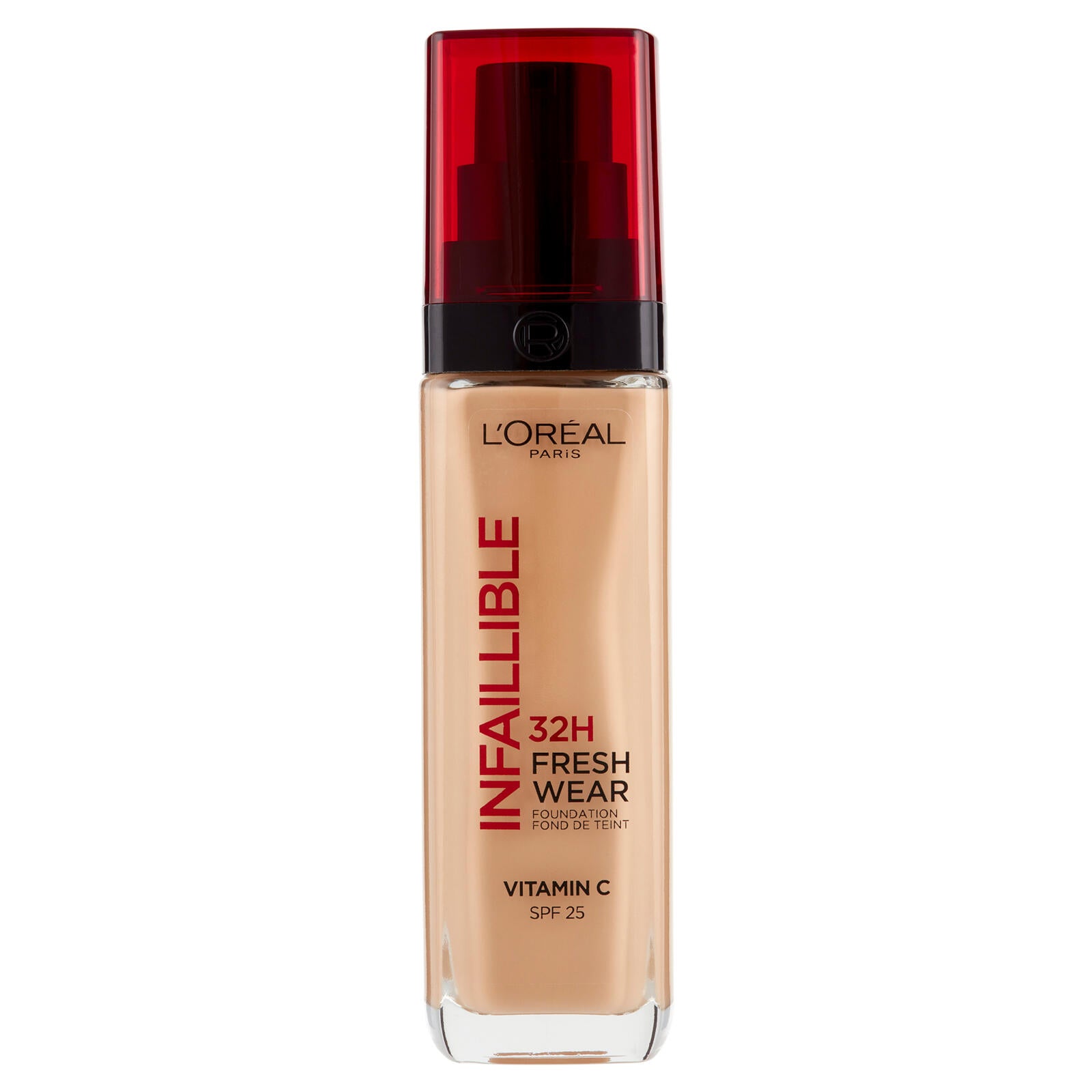 L'Oréal Paris Fondotinta Liquido Infaillible 32H Fresh Wear a Lunga Tenuta SPF25, Sable 200 30 ml (25531859)