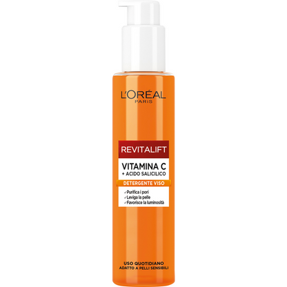 L'OREAL - Detergente Viso Revitalift Vitamine C per Pelli Sensibili - 150 ml (25531548)